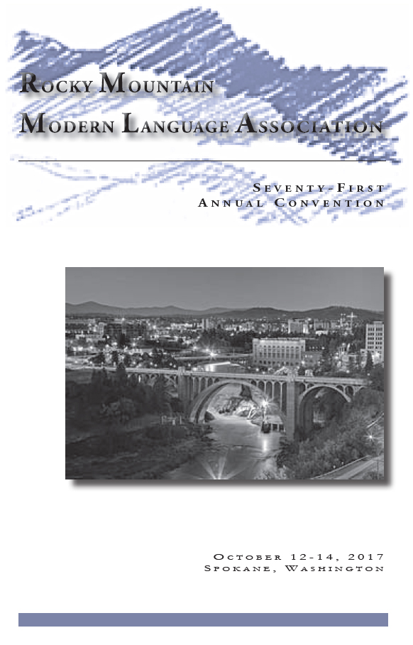 2017-Convention-Program cover of 2017 RMMLA convention program